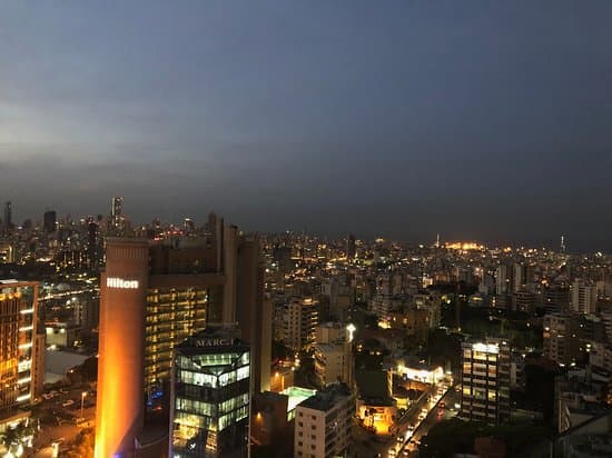 Beirut skyline view